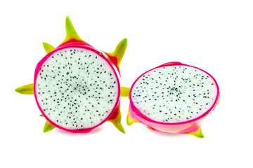 Beautiful pink dragon fruit or pitaya