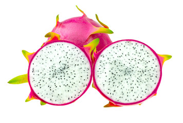 Beautiful pink dragon fruit or pitaya