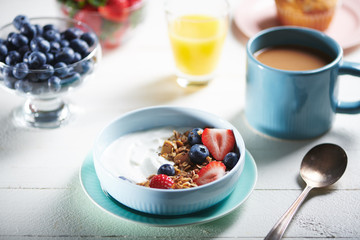 Yogurt Parfait Breakfast Wide