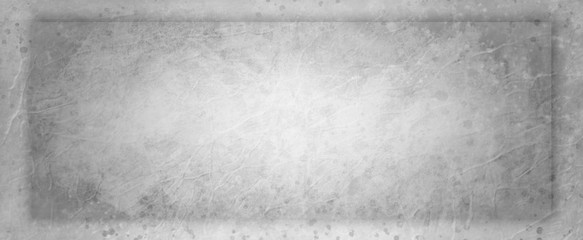 black and white background with old vintage grunge texture and paint spatter drips and drops with 3d shadow rectangle border frame with blank copyspace for adding your own text