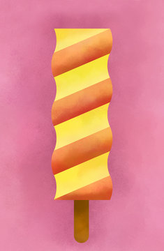 pirulo con fondo rosa