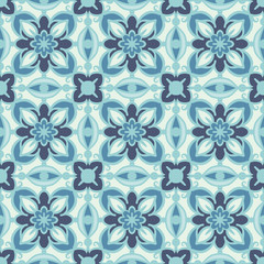 Seamless pattern with arabesques