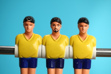 Obraz premium foosball table soccer .sport teame football players