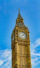 Fototapeta na wymiar Big Ben Kirchturm in London
