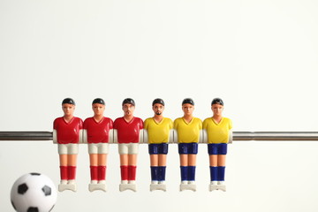 foosball table soccer .sport teame football players