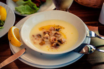 turkish Meat soup Ayak Paca