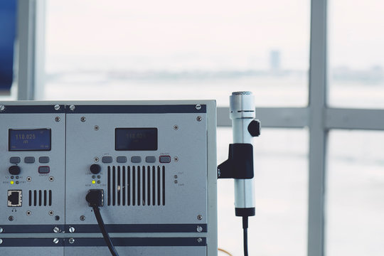 Flight Controller Working In The Flight Control Tower.