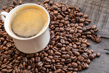 Coffee Beans and Coffee