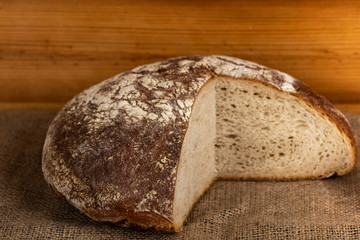 bread with lard and pate