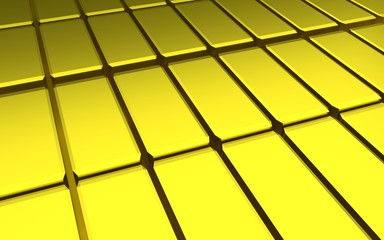 3d rendering Abstract golden wall texture and background - illustration picture