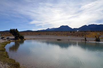 Teich in der Wüste Nevadas