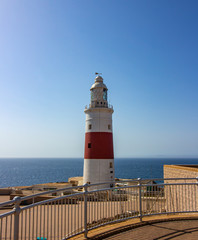 Gibraltar Leuchtturm Atlantik Himmel Meer