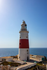 Gibraltar Leuchtturm Atlantik Himmel Meer