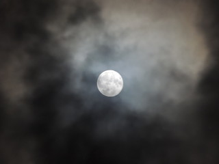 Cloudy Moon