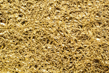 Gold foil texture background