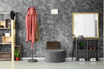 Stylish interior of modern hall