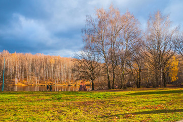 Late autumn in the park