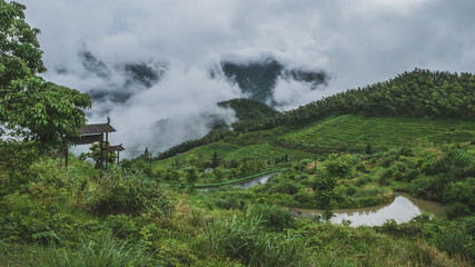 Road in Mingyue Mountain, Jiangxi, China