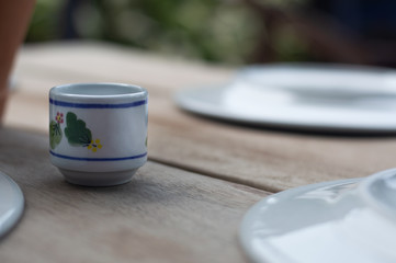 cups and saucers