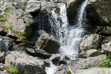 streams of water flowing among rocks 5