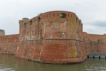 Medieval fort in Livorno, Italy
