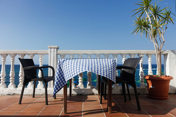  Nice terrace with sea view   