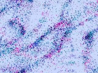 Abstract smudge sparkling background with many blured light bubbles on a smooth gradient