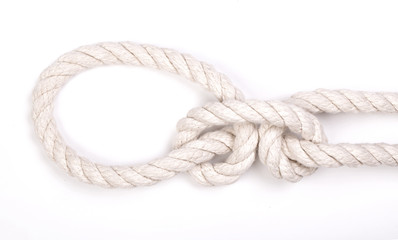 Fragment of a nautical rope