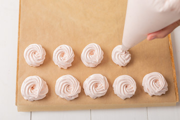 The process of making marshmallow for family and friends