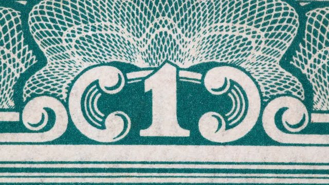 Currency stop motion animation. Different world money bill macro view. Вigits face value close up.  World currency paper cash money. 