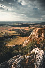 Mountain Peak Skywalk at the Hohe Wand in lower austria