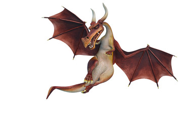 dragon cartoon is watching