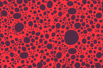 red circles animal skin Seamless Pattern vector texture eps 10 illustration Leopard repeating background
