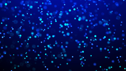 Dust particles. Abstract background of particles. Fantastic llustration. 3d rendering.