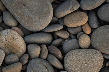 Fototapeta na wymiar Large Beach Rocks Cover Image