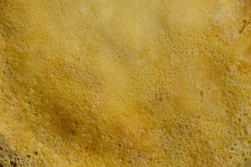 Culinary product. Fried pancakes. The texture of the dough.	