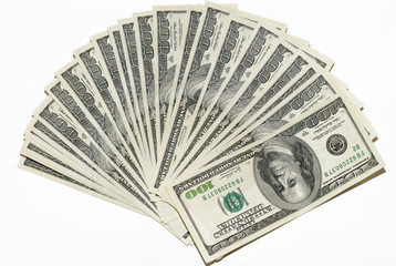 US dollars background