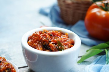 Homemade Tomato Pickle/ Chutney