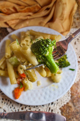 Italian Ziti Pasta Primavera