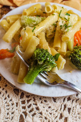 Italian Ziti Pasta Primavera
