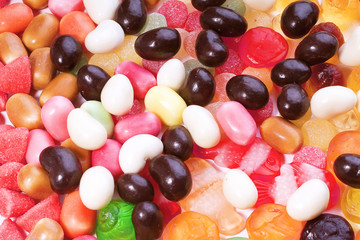 Photo of big collection colored candies