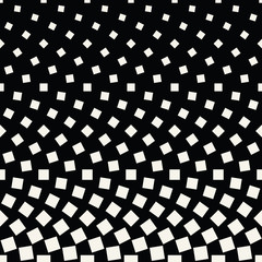 Naklejka premium abstract geometric square halftone fading gradient pattern