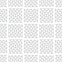 Fototapeta premium abstract seamless geometric triangle vector pattern, modern background square texture, trendy fashion pillow design