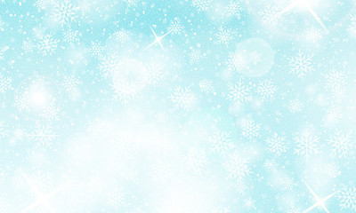 Falling snow background. Vector illustration