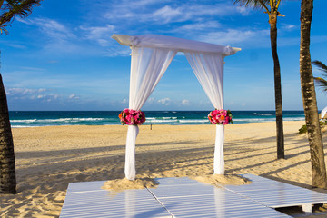 gazebo on the beach