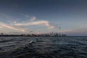 Amusement park on the pier