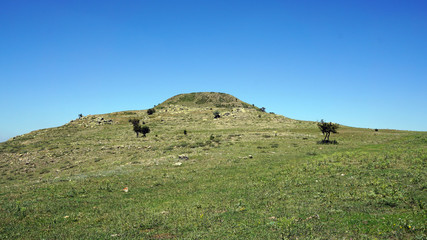 Located in the hills of ancient history Kerkenes turkey yozgat, remote Kerkenes hill,