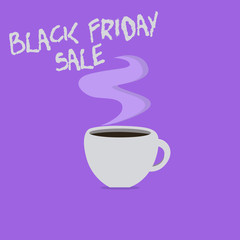 Handwriting text writing Black Friday Sale. Concept meaning Shopping Day Start of the Christmas Shopping Season.