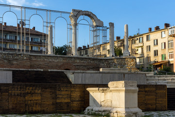 Auditorium of Ancient Roman city of Augusta Traiana, Stara Zagora, Bulgaria