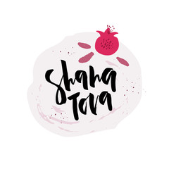 Shana Tova handwritten inscription